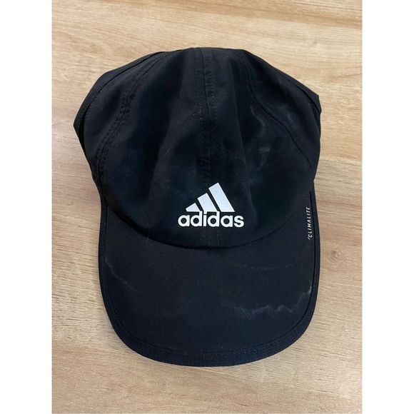 Adidas Black Baseball Cap Adizero Clima Cool Golf Tennis Outdoor Sports* - Picture 2 of 9